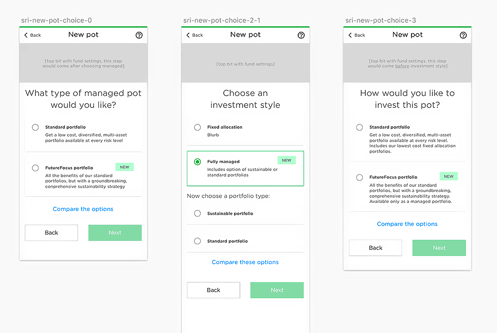 Low-Fidelity Wireframes