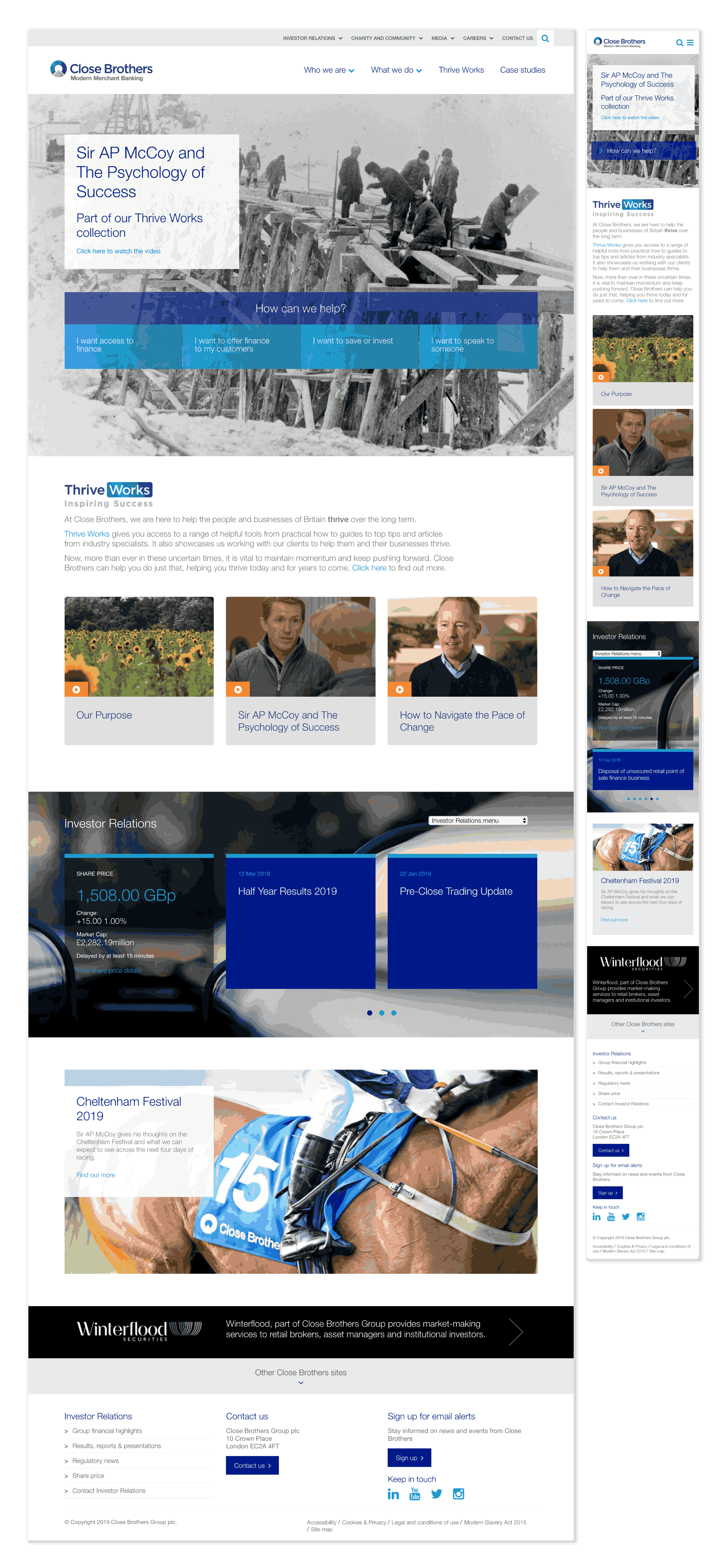 New Homepage
