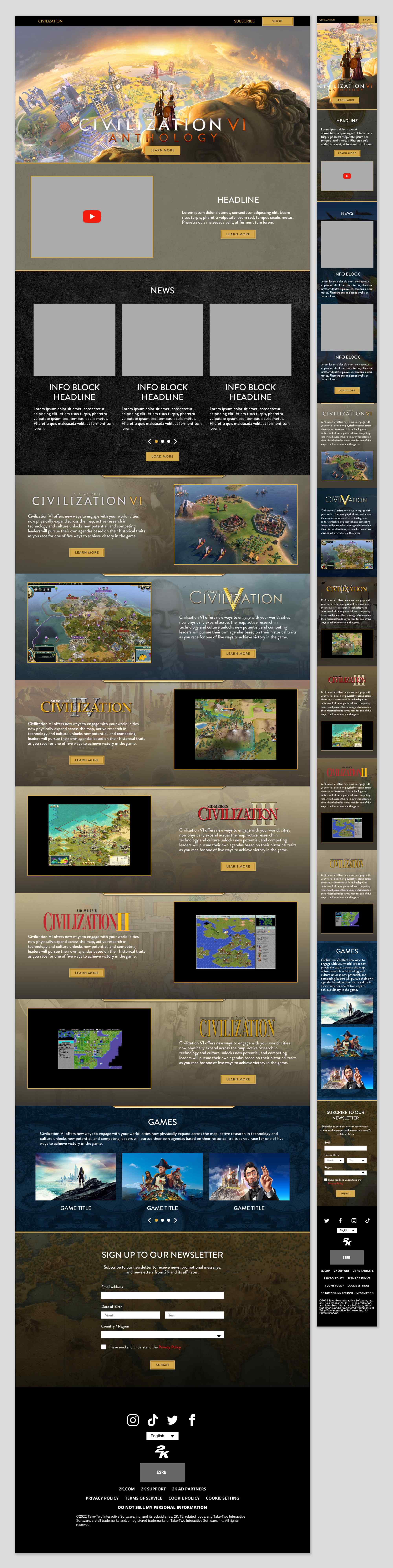 Final Homepage Design