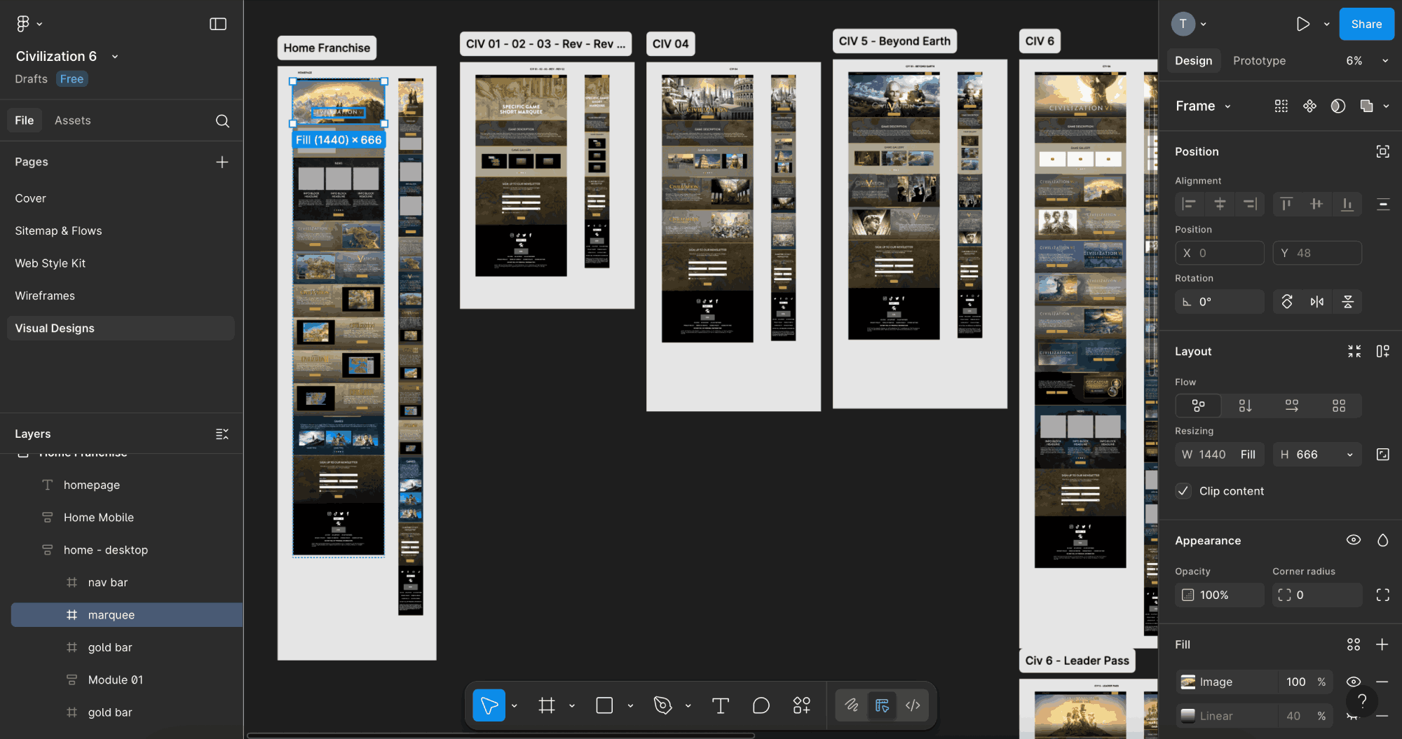 Creating the Final Designs in Figma