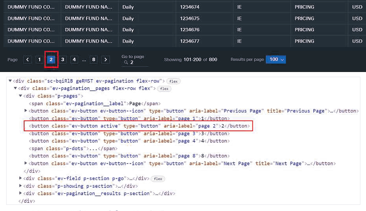 Active Page Was Visually Indicated but Not Programmatically Identified