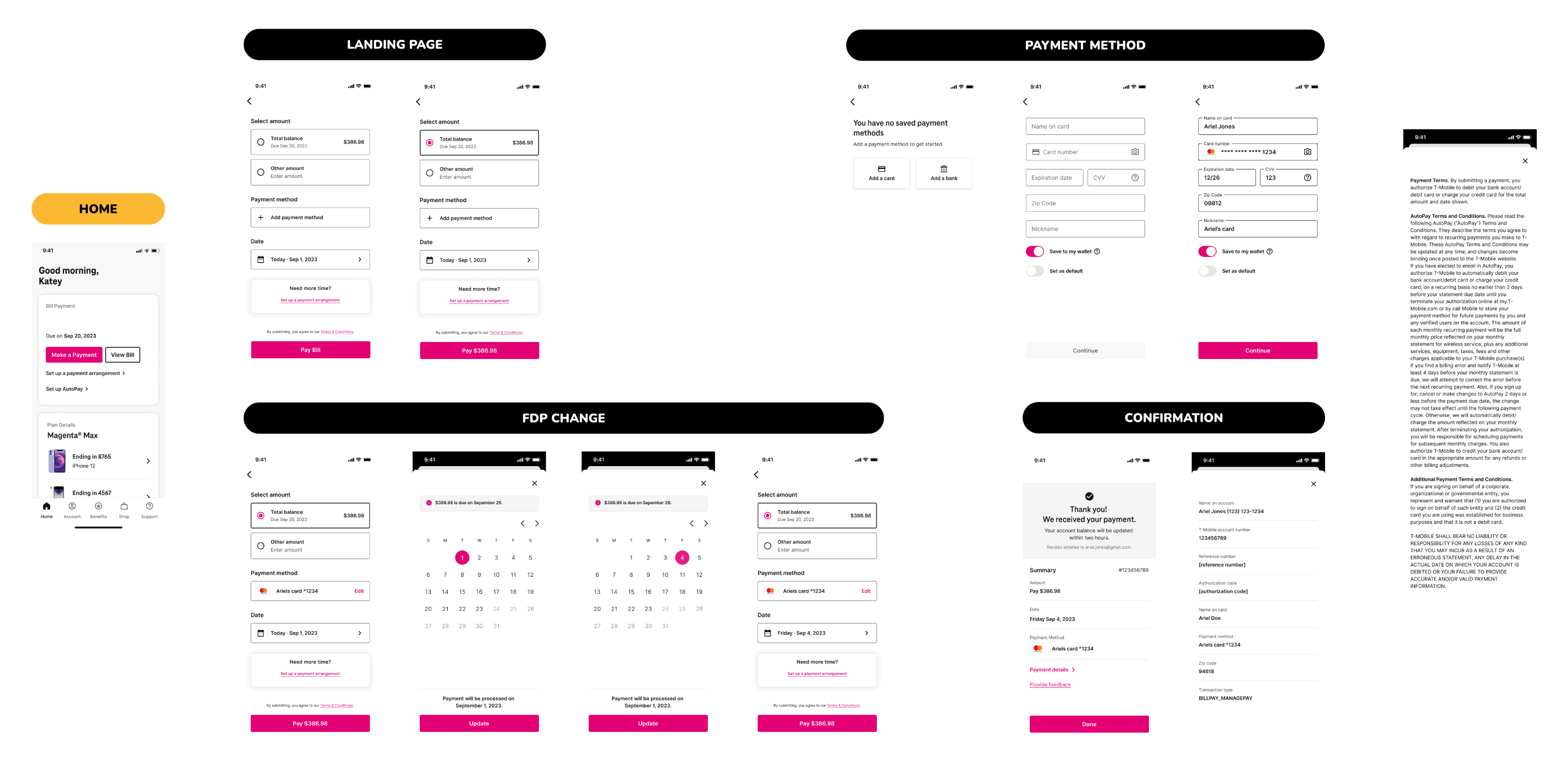 Payment Happy Path Prototype