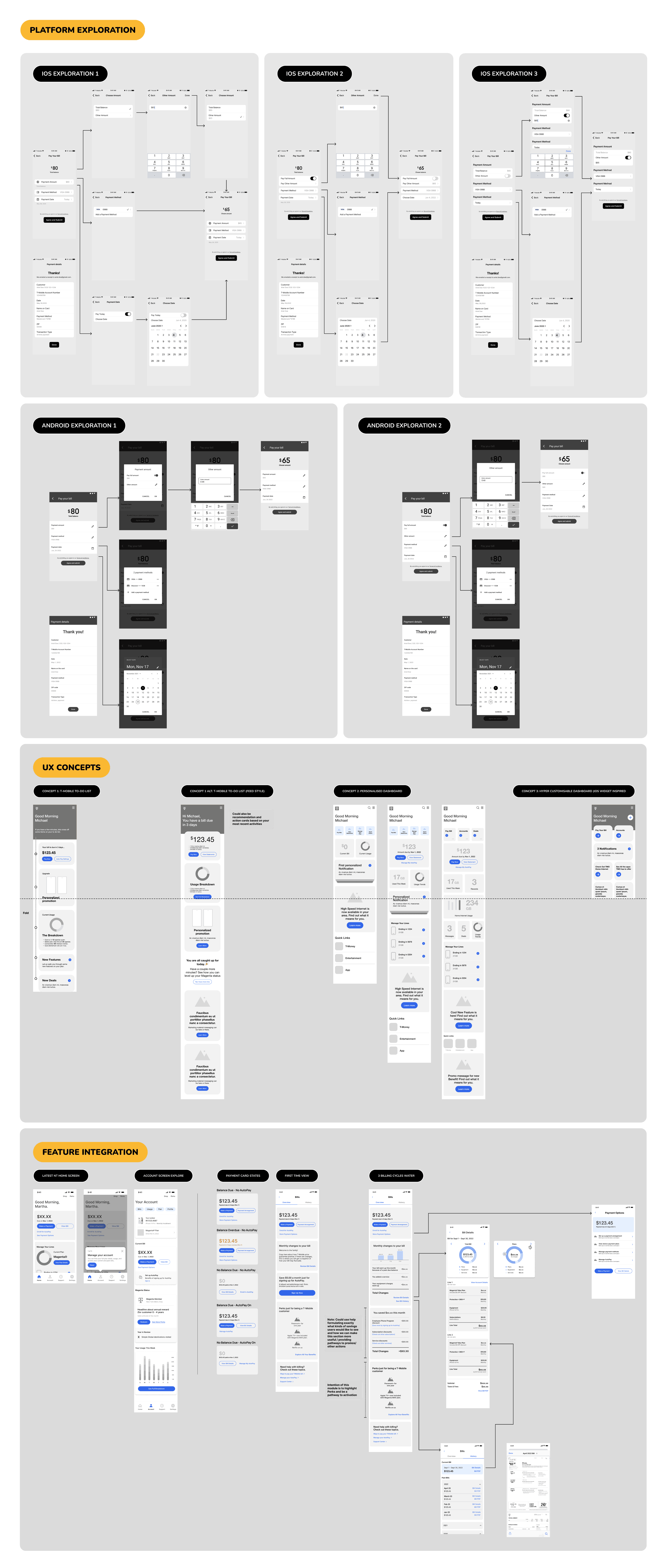 Wireframe Exploration