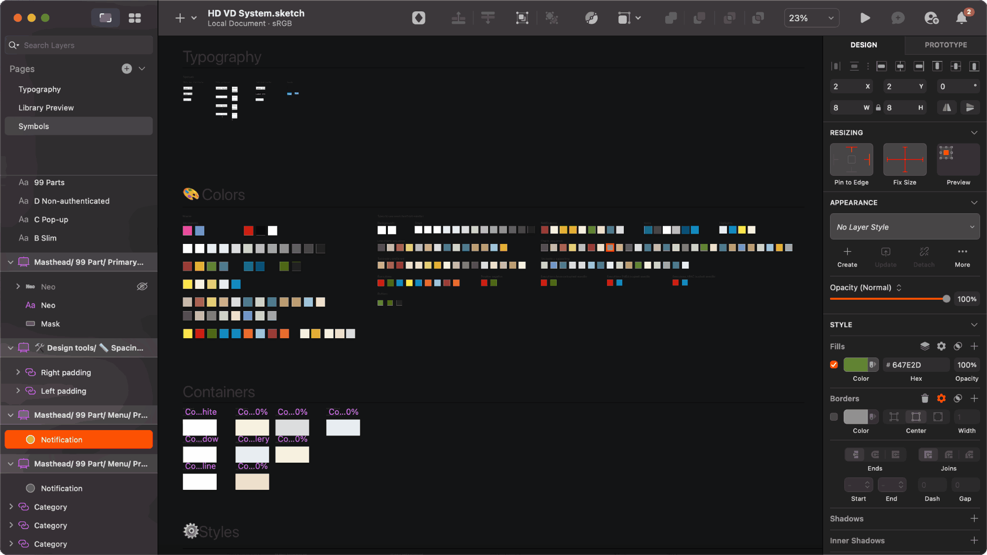 Design System in Sketch